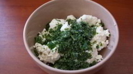 вареники с зеленью