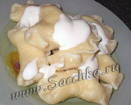 Заварное тесто для вареников