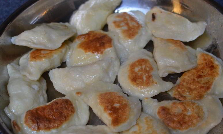 Рецепт жареные вареники с картошкой