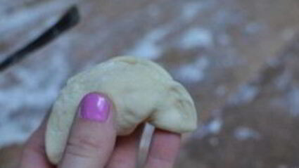 жареные вареники с картошкой