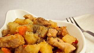 Жаркое из говядины с картофелем