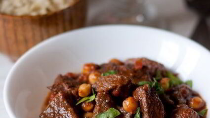 жаркое из говядины с нутом