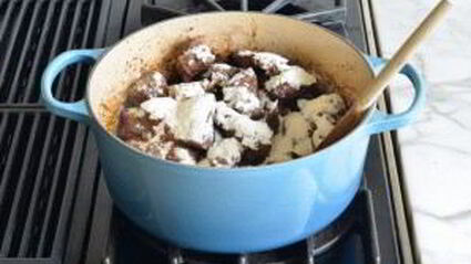 жаркое из говядины с овощами