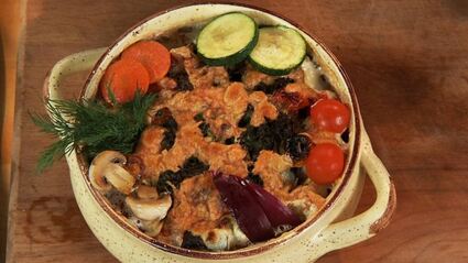 жаркое из курицы с овощами