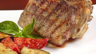 Жаркое из телятины с сыром и беконом