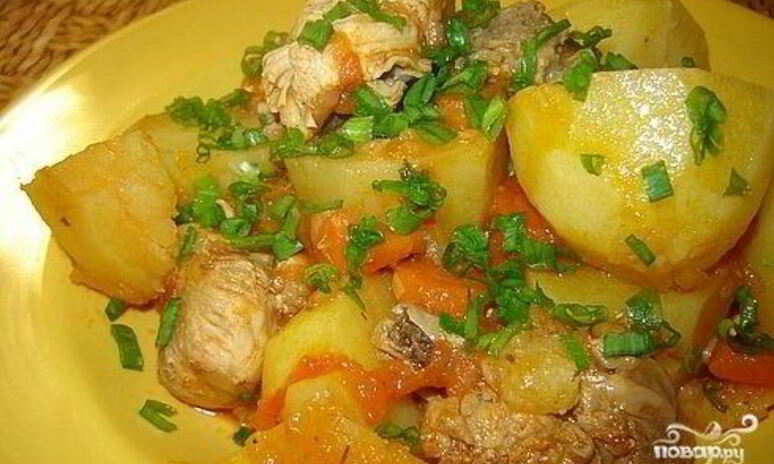 Рецепт жаркое по-узбекски