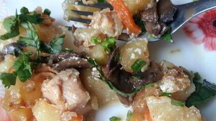 жаркое в горшочке