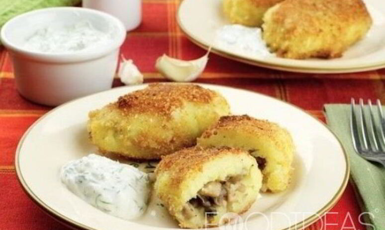 Рецепт картофельные зразы с грибами