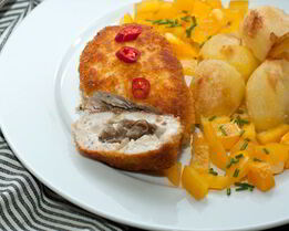 Куриные зразы с грибами