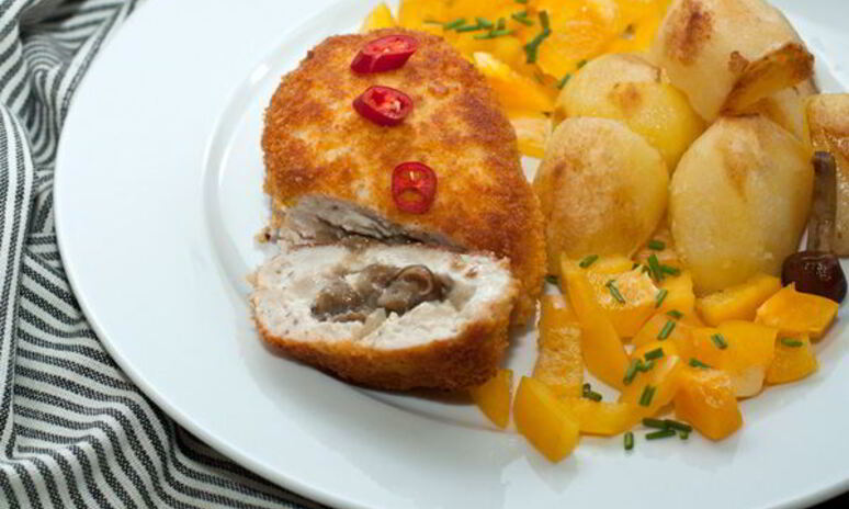 Рецепт куриные зразы с грибами
