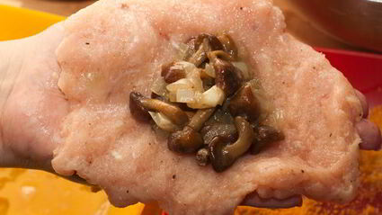 куриные зразы с грибами