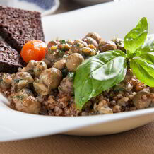 Каши с грибами