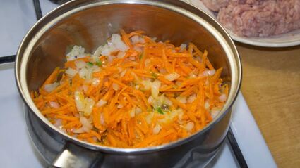 гречка по купечески с фаршем