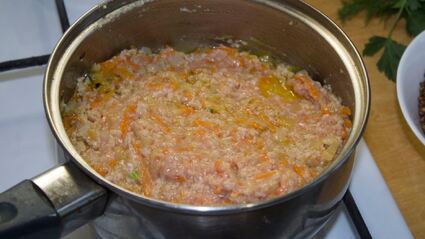 гречка по купечески с фаршем