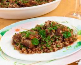 Гречка с бараниной в мультиварке