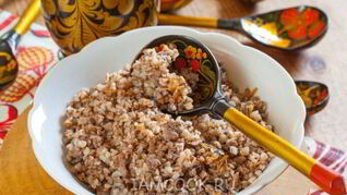 Гречка с фаршем на сковороде