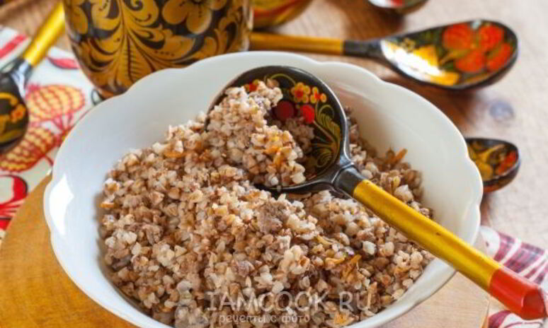 Рецепт гречка с фаршем на сковороде