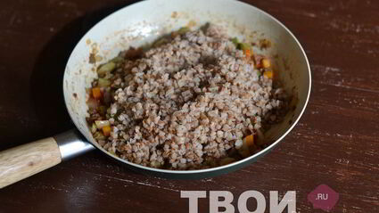 гречка с фаршем