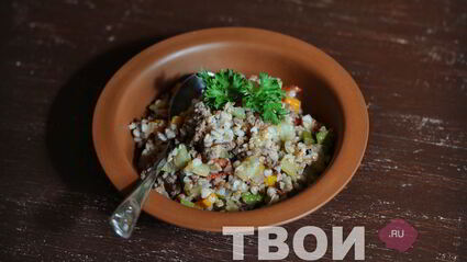 гречка с фаршем