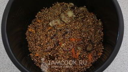 гречка с грибами в мультиварке