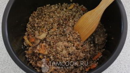 гречка с грибами в мультиварке