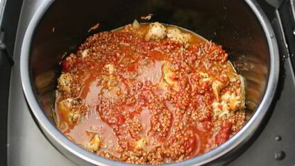 гречка с куриным филе в мультиварке