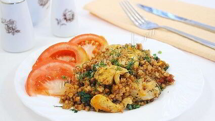 гречка с куриным филе в мультиварке