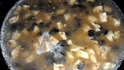 гречка с курицей и грибами