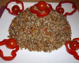 Гречка с овощами в мультиварке