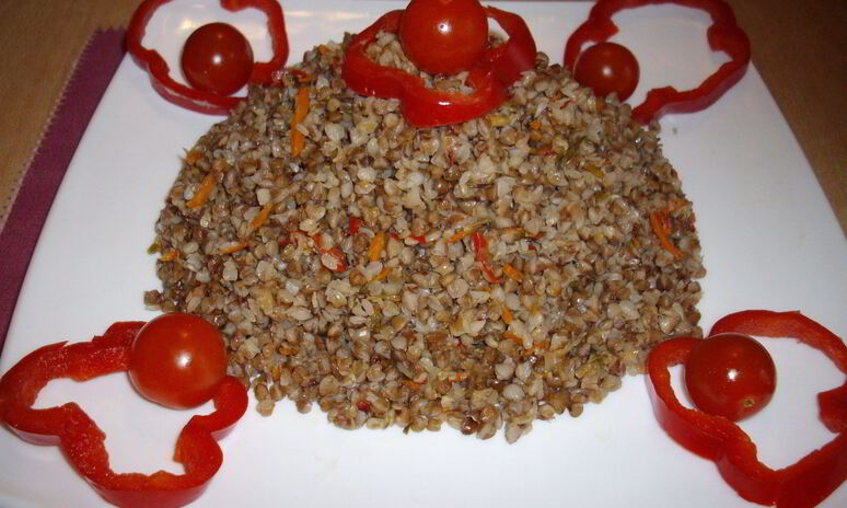 Рецепт гречка с овощами в мультиварке