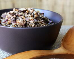 Гречка с шампиньонами