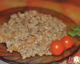 Гречка со свининой в мультиварке