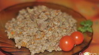 Гречка со свининой в мультиварке