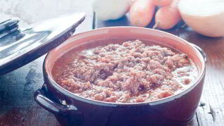 Гречка в сливочно-томатном соусе