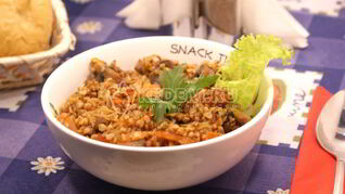 Гречневая каша с грибами и овощами