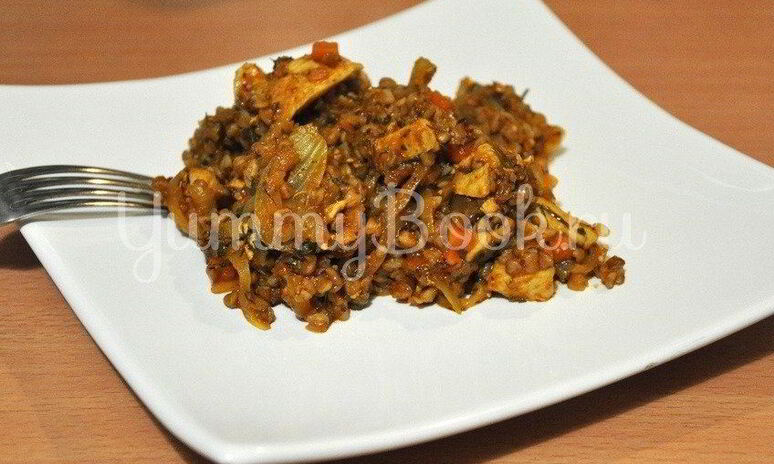Рецепт гречневая каша с курицей