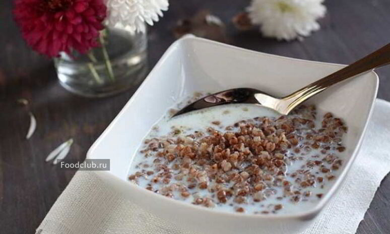 Рецепт гречневая каша с молоком