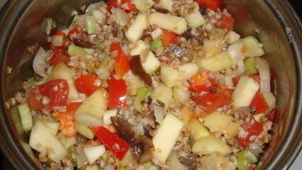 гречневая каша с овощами