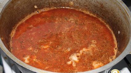 томленая гречка со свининой