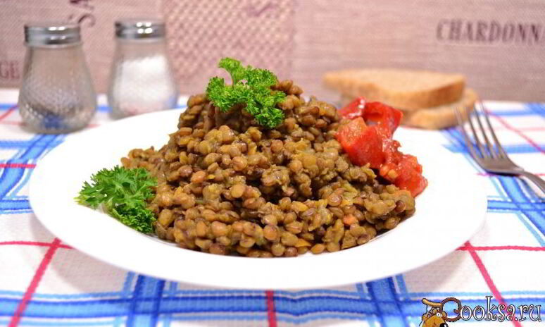 Рецепт каша из зеленой чечевицы в мультиварке