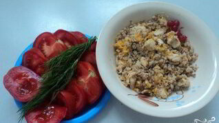 Каша с мясом в мультиварке