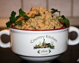 Каша с опятами