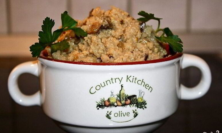 Рецепт каша с опятами