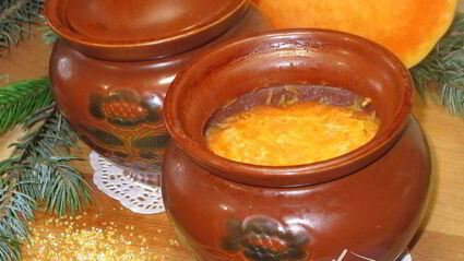 кукурузная каша с тыквой