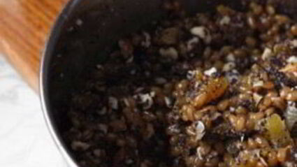 кутья с изюмом