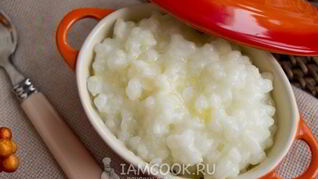 Молочная каша из саго