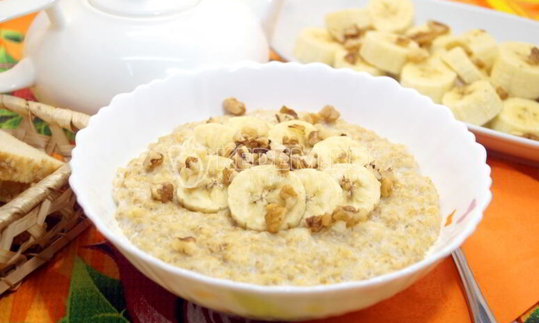 Рецепт овсяная каша на молоке