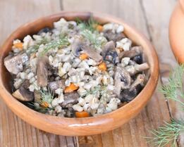 Перловая каша с грибами