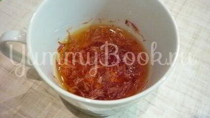 пряная гороховая каша с шафраном