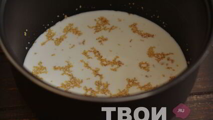 пшеничная каша на молоке